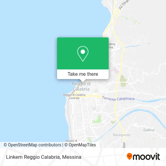 Linkem Reggio Calabria map