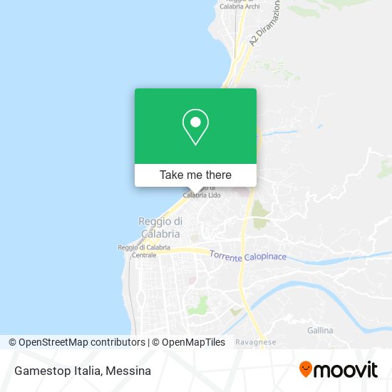 Gamestop Italia map