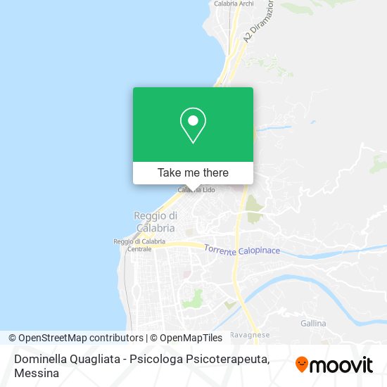 Dominella Quagliata - Psicologa Psicoterapeuta map