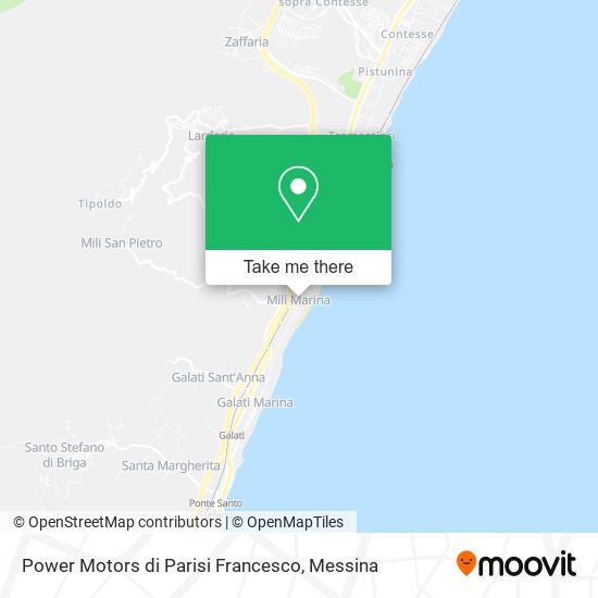 Power Motors di Parisi Francesco map