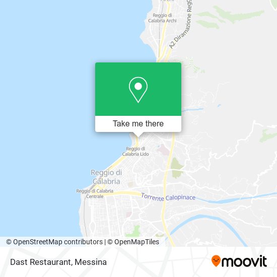 Dast Restaurant map