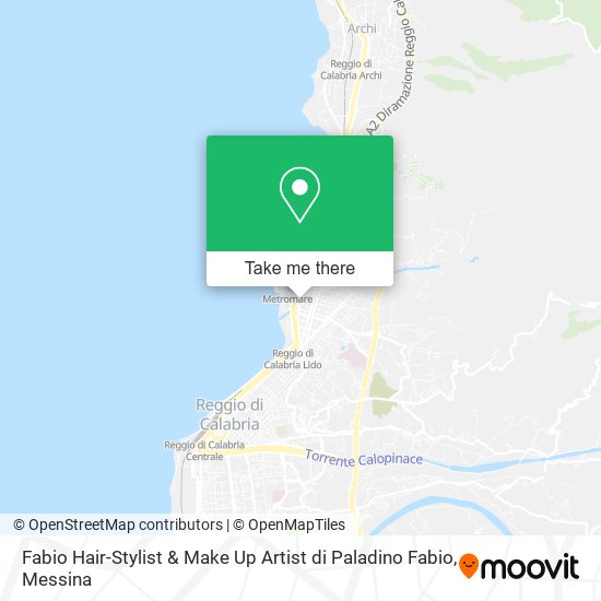 Fabio Hair-Stylist & Make Up Artist di Paladino Fabio map