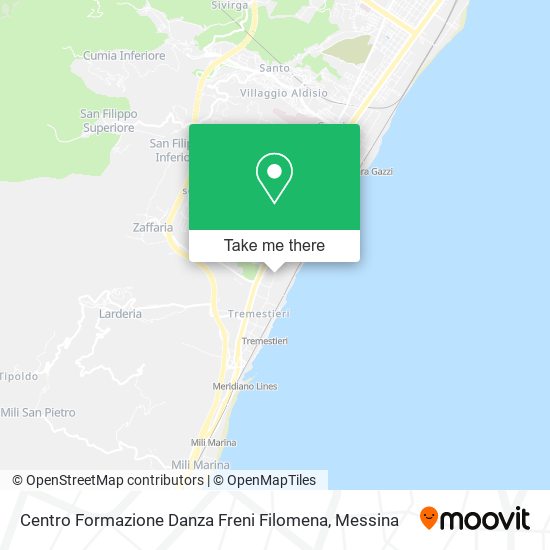 Centro Formazione Danza Freni Filomena map