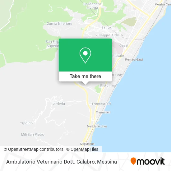 Ambulatorio Veterinario Dott. Calabrò map