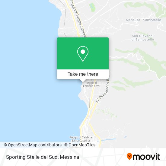 Sporting Stelle del Sud map
