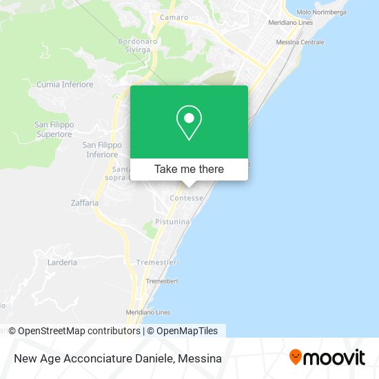 New Age Acconciature Daniele map
