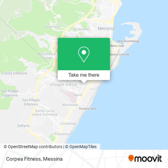 Corpea Fitness map