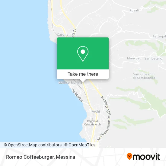Romeo Coffeeburger map