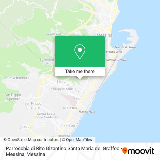 Parrocchia di Rito Bizantino Santa Maria del Graffeo - Messina map