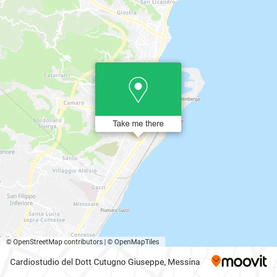 Cardiostudio del Dott Cutugno Giuseppe map