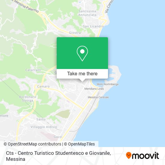 Cts - Centro Turistico Studentesco e Giovanile map