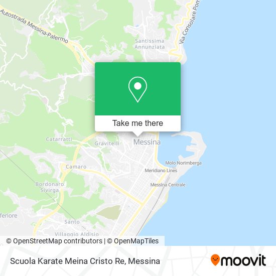 Scuola Karate Meina Cristo Re map