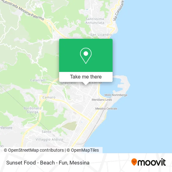 Sunset Food - Beach - Fun map