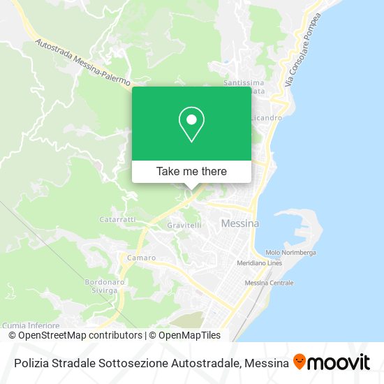 Polizia Stradale Sottosezione Autostradale map