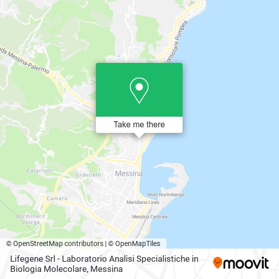 Lifegene Srl - Laboratorio Analisi Specialistiche in Biologia Molecolare map