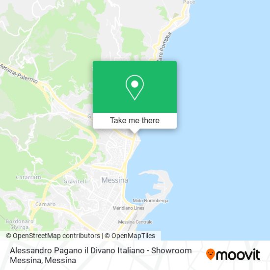 Alessandro Pagano il Divano Italiano - Showroom Messina map