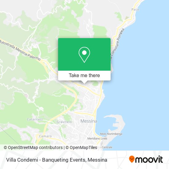 Villa Condemi - Banqueting Events map