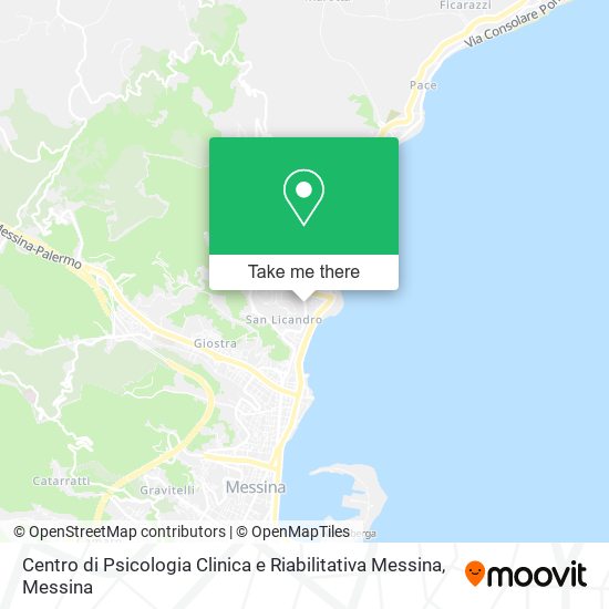 Centro di Psicologia Clinica e Riabilitativa Messina map