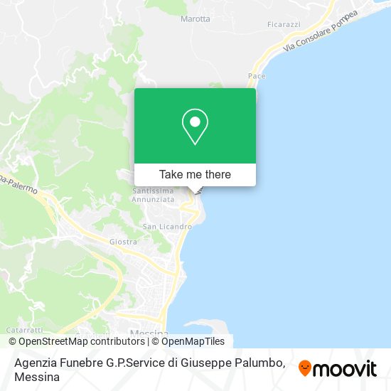 Agenzia Funebre G.P.Service di Giuseppe Palumbo map