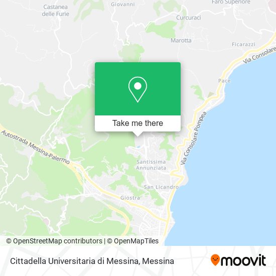 Cittadella Universitaria di Messina map