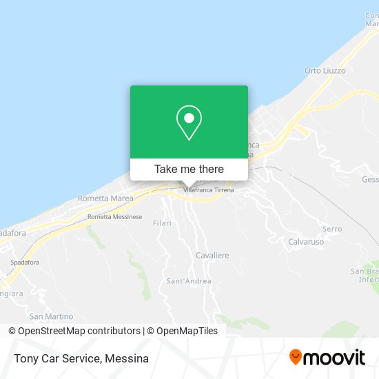 Tony Car Service map