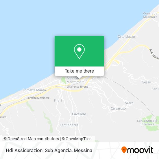 Hdi Assicurazioni Sub Agenzia map