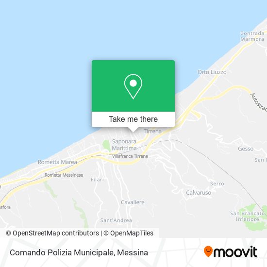 Comando Polizia Municipale map