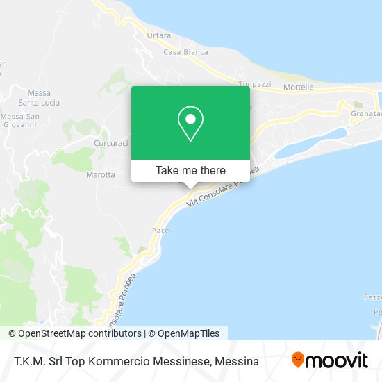 T.K.M. Srl Top Kommercio Messinese map