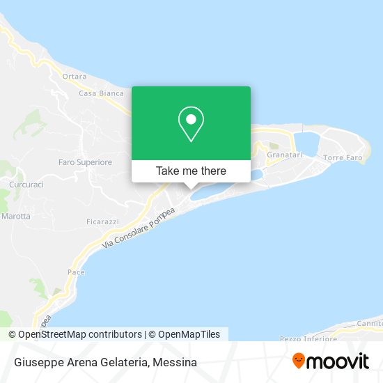 Giuseppe Arena Gelateria map