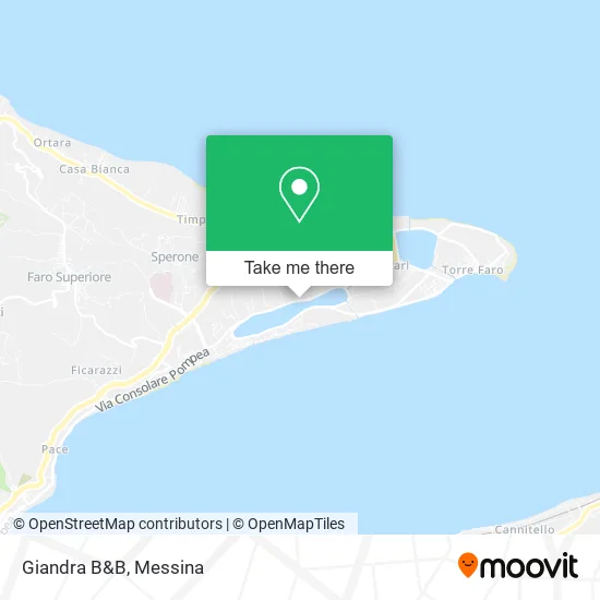 Giandra Bed and Breakfast map