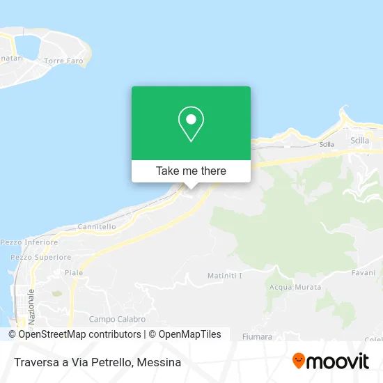 Petrello Street Crossing map