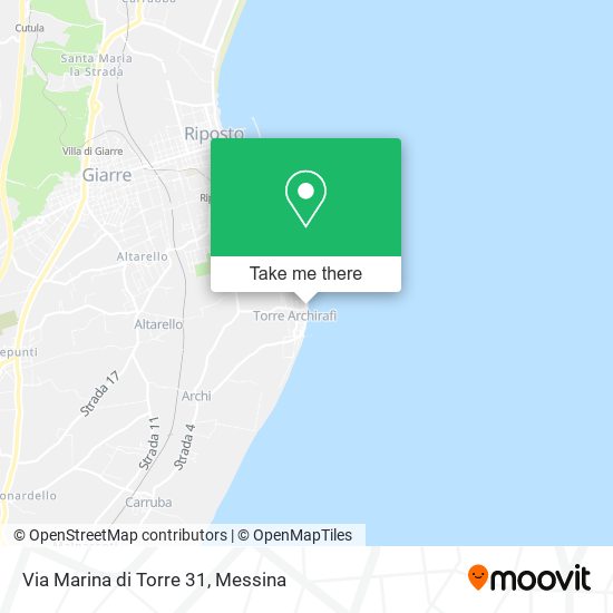 Via Marina di Torre  31 map