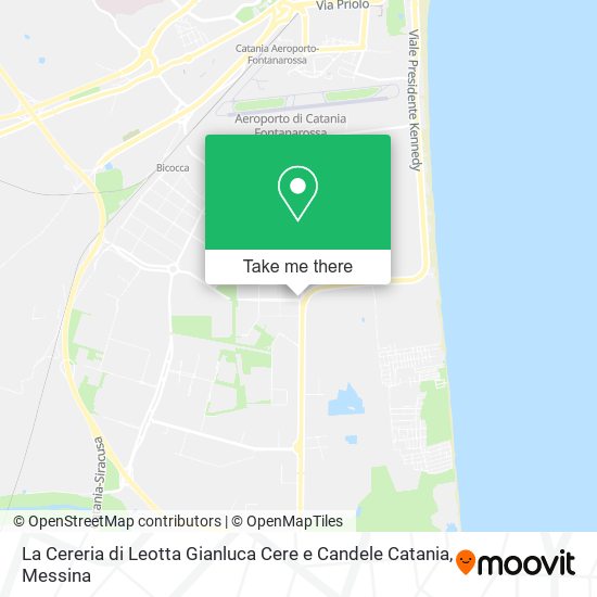 La Cereria di Leotta Gianluca Cere e Candele Catania map