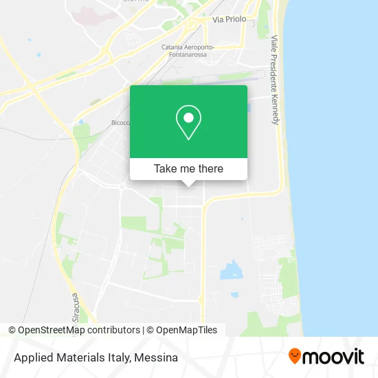 Applied Materials Italy map