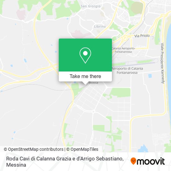 Roda Cavi di Calanna Grazia e d'Arrigo Sebastiano map