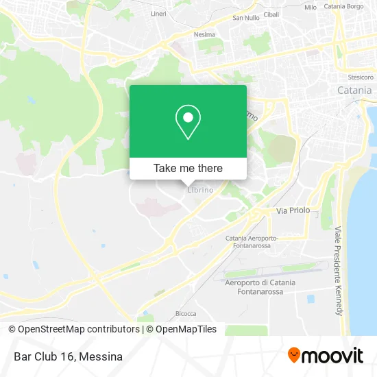 Bar Club 16 map