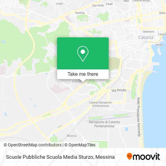Scuole Pubbliche Scuola Media Sturzo map