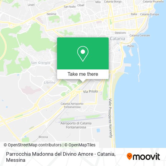 Parrocchia Madonna del Divino Amore - Catania map