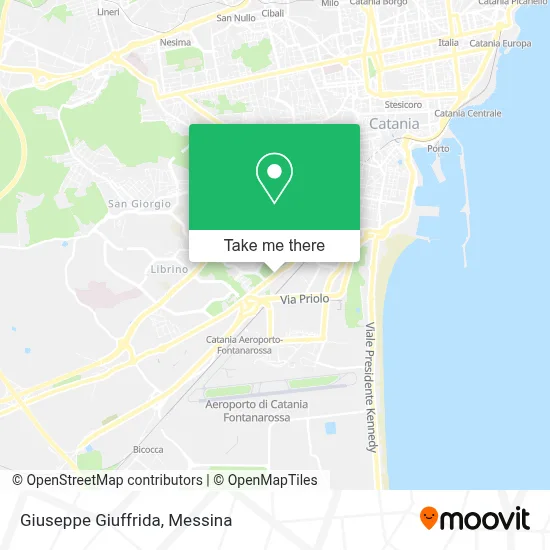 Giuseppe Giuffrida map