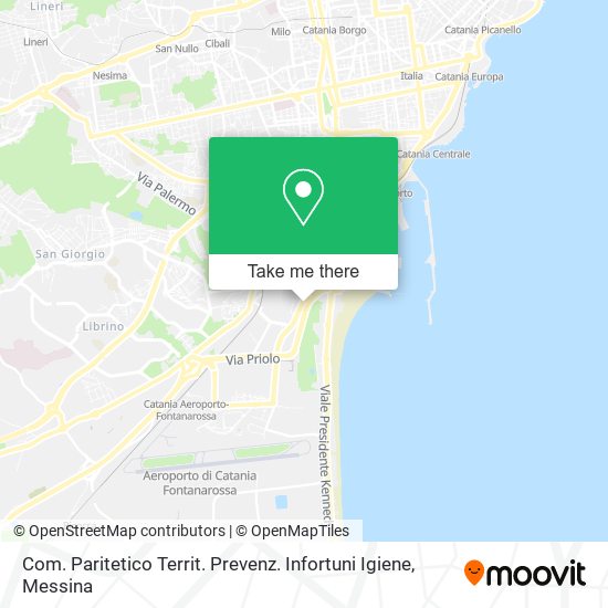 Com. Paritetico Territ. Prevenz. Infortuni Igiene map