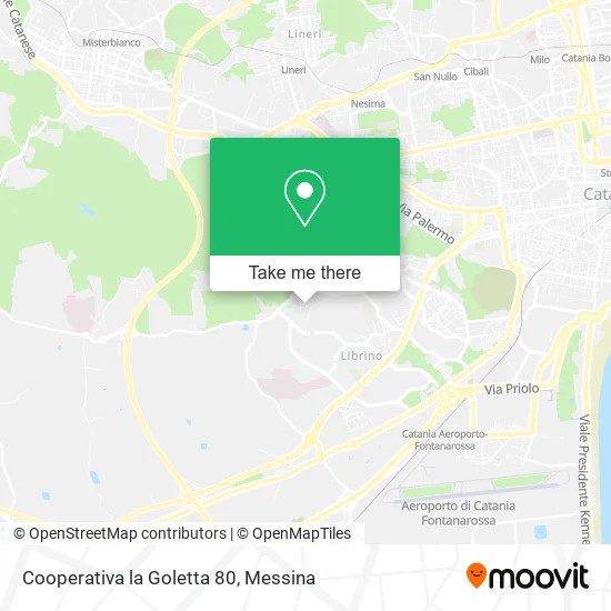 Cooperative La Goletta 80 map