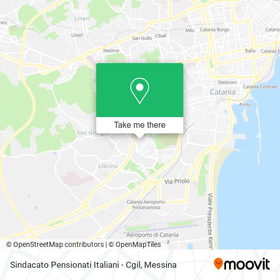 Sindacato Pensionati Italiani - Cgil map