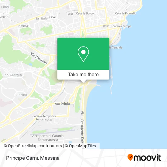 Principe Carni map