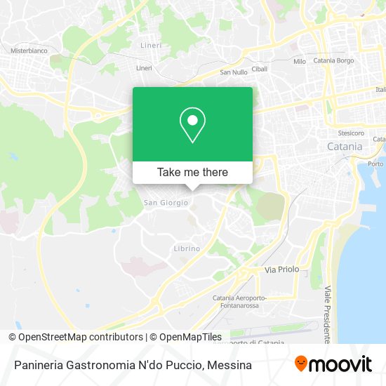 Panineria Gastronomia N'do Puccio map