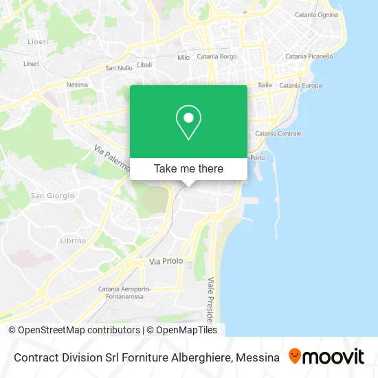 Contract Division Srl Forniture Alberghiere map