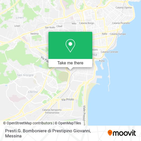 Presti.G. Bomboniere di Prestipino Giovanni map