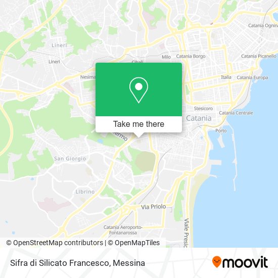 Sifra di Silicato Francesco map