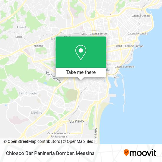 Chiosco Bar Panineria Bomber map