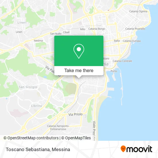 Toscano Sebastiana map