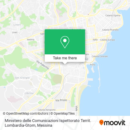 Ministero delle Comunicazioni Ispettorato Territ. Lombardia-Gtom map